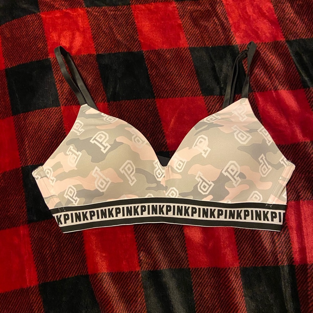 Pink bra